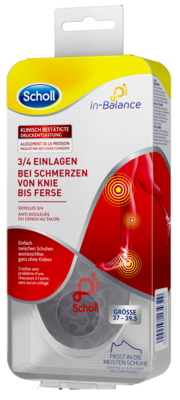 Scholl's Wellness Company GmbH SCHOLL 3/4-Einlagen Fersen-u.Knieschmerzen 37-39.5 1X2 St 16388029
