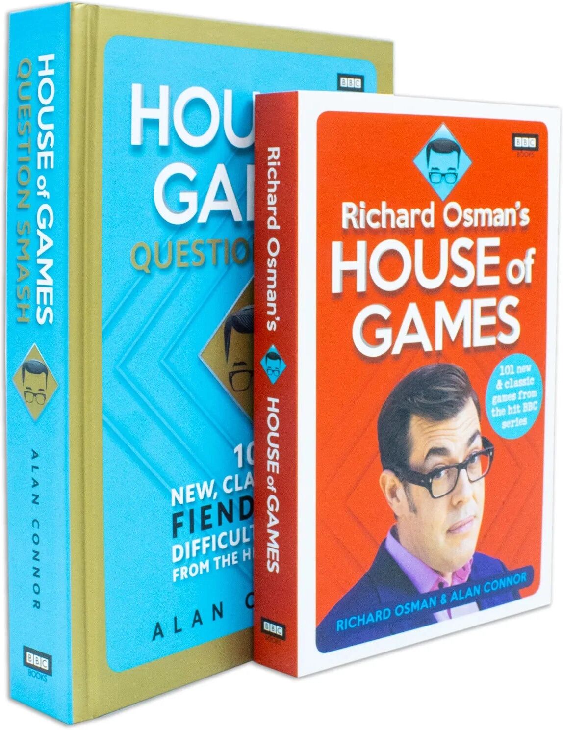 BBC Books Richard Osman's House of Games & House of Games Question Smash By Richard Osman, Alan Connor 2 Books Collection Set