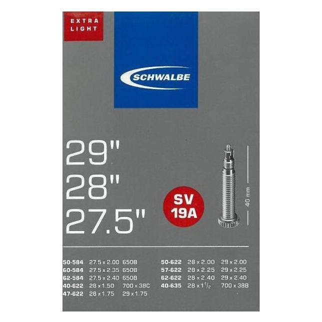 Schwalbe Extra Light (Presta (SV), 27.5", 27.50 mm) (10430943)