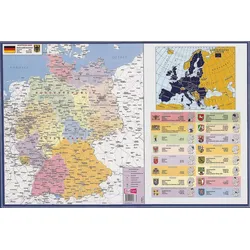 VELOFLEX Schreibtischunterlage 60,0 x 40,0 cm Deutschlandkarte