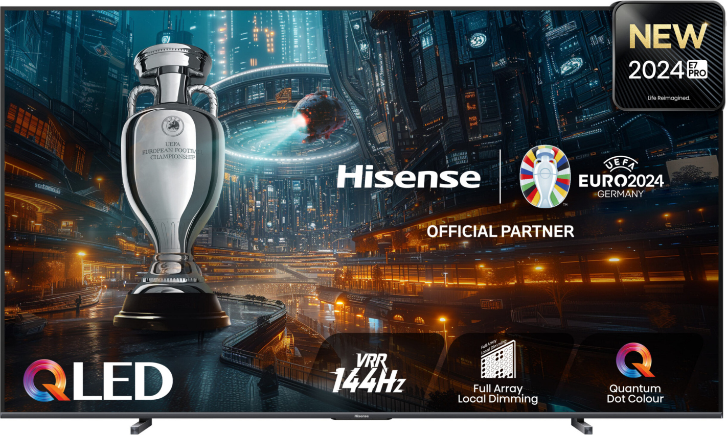 HISENSE 100E77NQ PRO Fernseher 100 Zoll Game Mode 4K Ultra HD Sprachassistenten