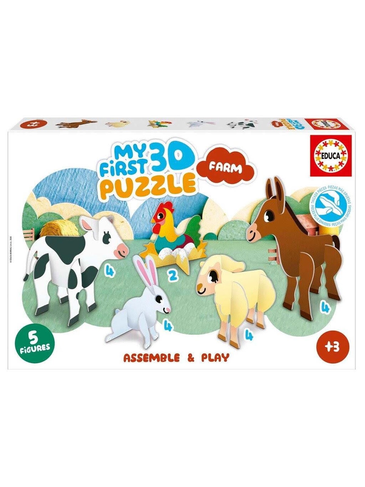 Educa 3D Puzzle Kids Baby Farm 3D Puzzle
