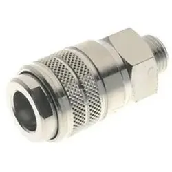 RS PRO, Rohrverbindungstechnik, Druckluft-Schnellkupplung Messing, G1/4 Ste (Rohrkupplung)