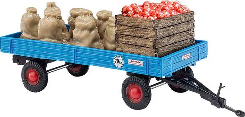 Busch 44995 H0 Anhänger Modell Anhänger mit Apfelladung