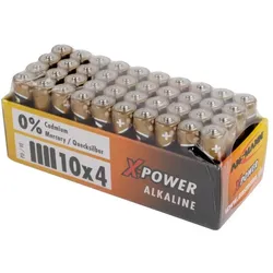Ansmann Batterie AAA 40er 40x Micro, LR03/1.5V/40er Box (40 Stk., AAA), Batterien + Akkus