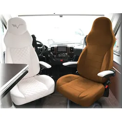 Ideatermica Venus D Sitzbezug mit integrierter Kopfstütze und Gurten 2 Stück beige