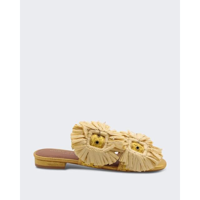 Kurt Geiger Dames raffia buckle