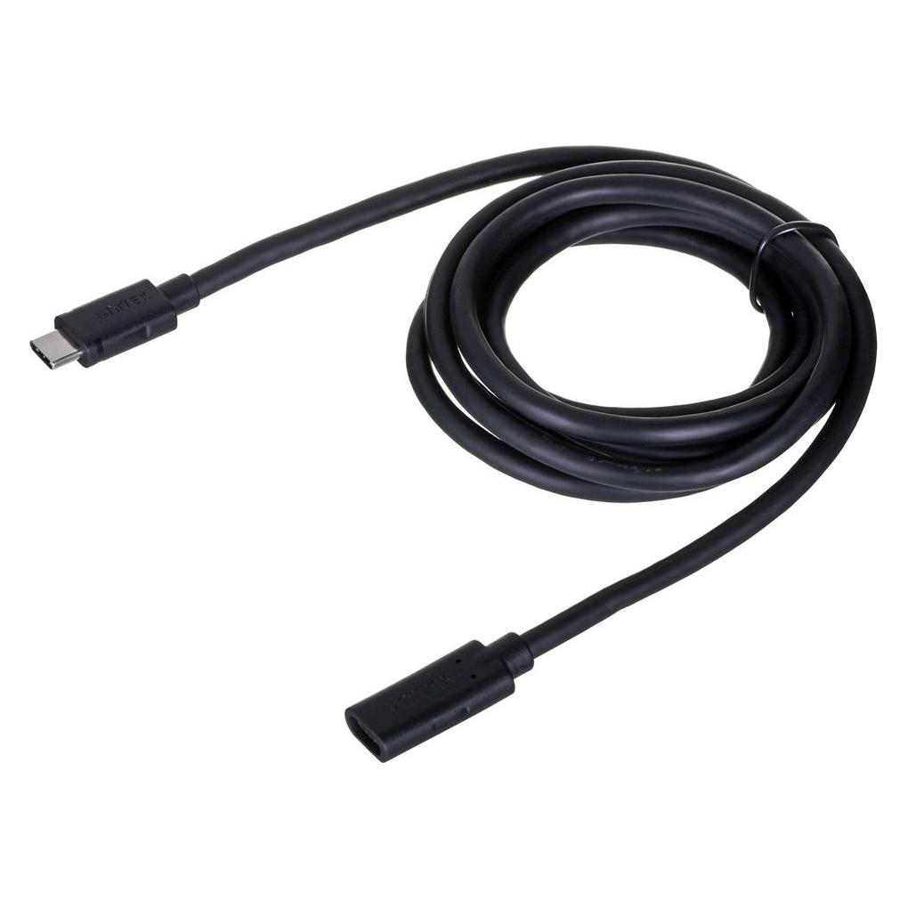 Unitek USB USB-C to USB-C cable, 1.5 m black (C14086BK-1.5M) (1.50 m, USB 3.2 Gen 2, 100 W) (C14086BK-1.5M)