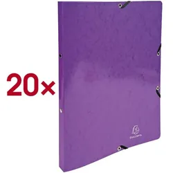 EXACOMPTA Ringbuch Iderama A4 »2 Ringe - 15 mm« violett, 25x32 cm