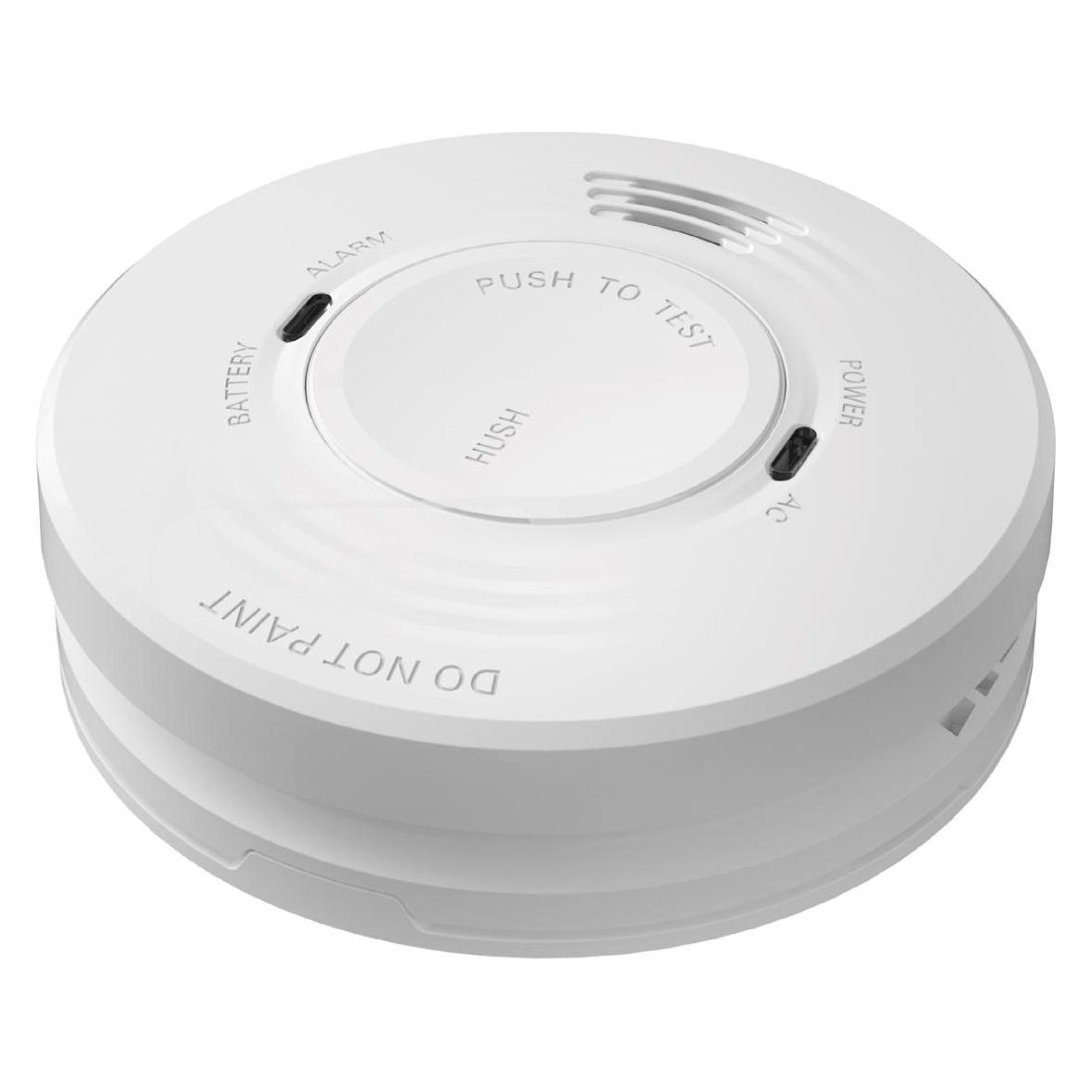 Alecto 230V-Rauchmelder mit 5 Jahre Batterie-Backup Weiss (SDV10)