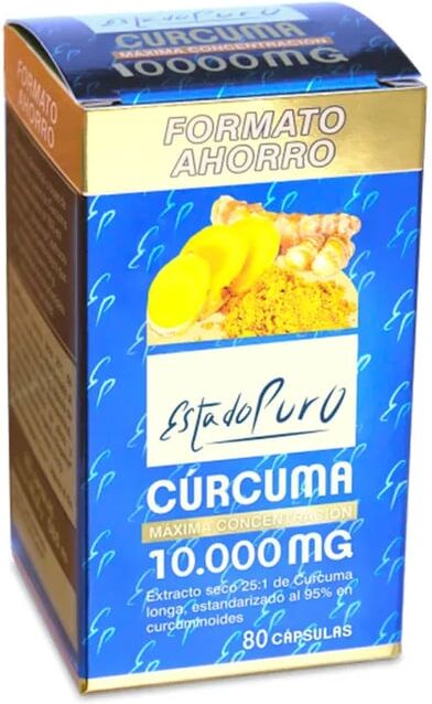 Tongil Estado Puro Cúrcuma 10000 mg Full Spectrum 80 VCaps