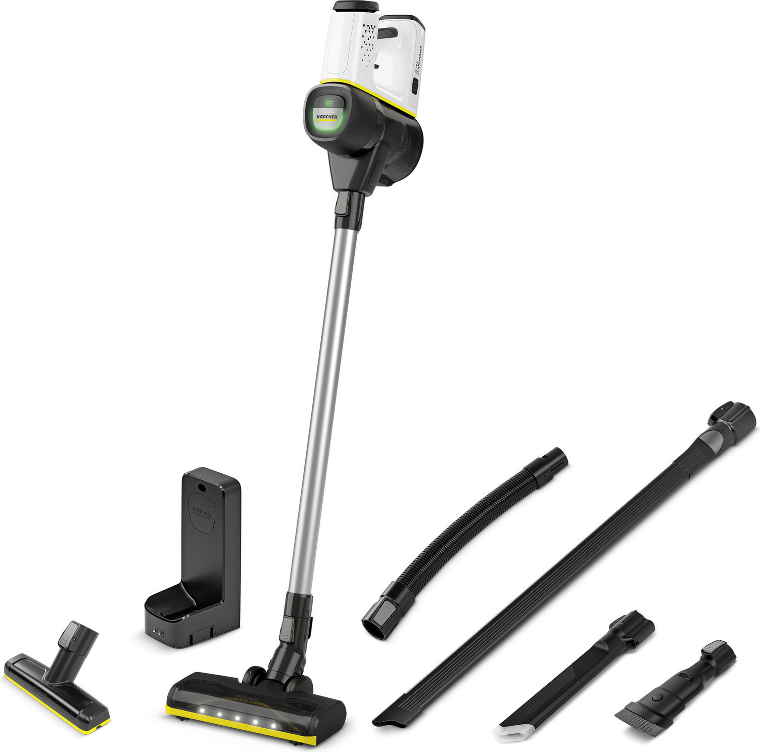 Kärcher VC 6 Cordless ourFamily Car 2-in-1 steelstofzuiger zonder zak, zwart/geel, met HEPA-filter