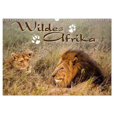 Wildes Afrika (Wandkalender 2027 DIN A3 quer), CALVENDO Monatskalender
