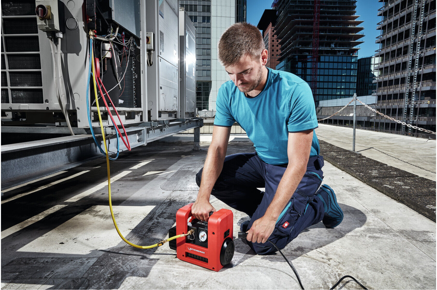 Rothenberger 2-stufige Vakuumpumpe ROAIRVAC R32 1.5, 230V (1000002399)