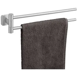 WENKO Handtuchhalter Porto Edelstahl Silber