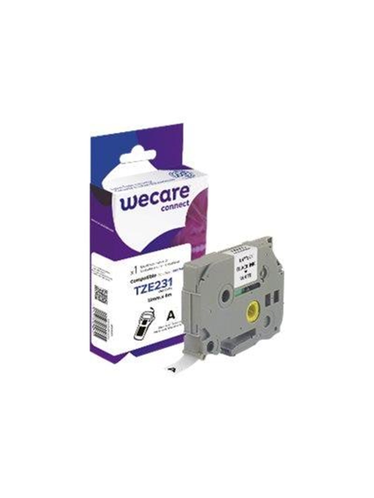 Armor Wecare connect - label tape - 1 cassette(s) - Roll (1.2 cm x 8 m)