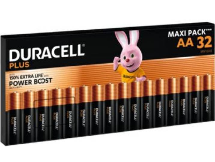 Duracell - Pile Plus Powerboost Aa Lr6 Pack De 32 Piles