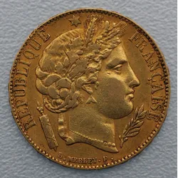 Goldmünze 20 Francs "Ceres"  (Frankreich)