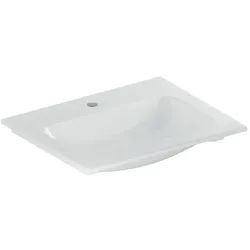 Geberit iCon Möbel-Waschtisch 501843001 60 x 48 cm, Hahnloch mittig, ohne Überlauf, weiß