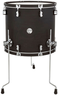 DW "PDP 18"x16" CC FT Ebony" Ebony mit Ebony Spannreifen