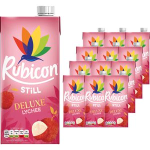 Rubicon Saft Deluxe Lychee, Tetrapack, je 1 Liter, 12 Stück