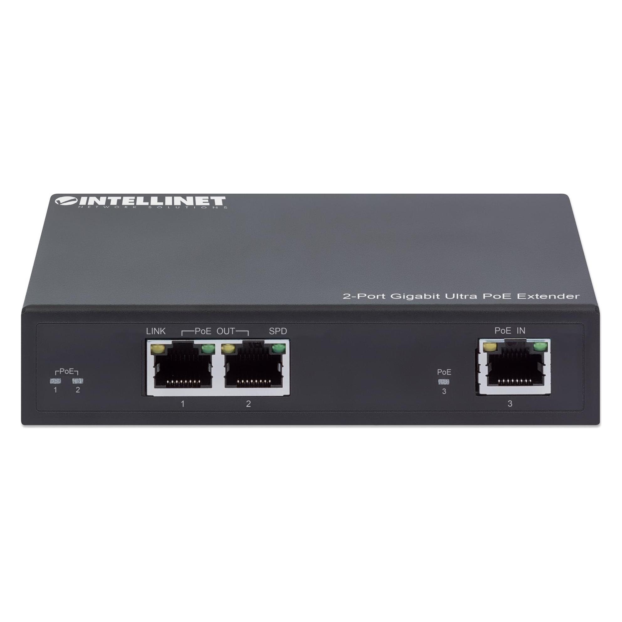 Intellinet 2x RJ045, PoE (3 Ports) (561600)