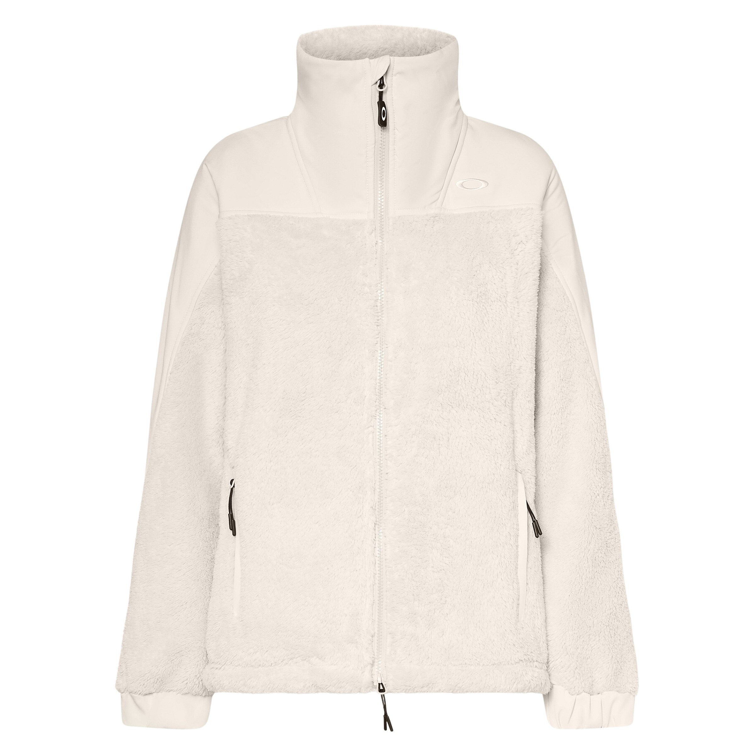 Oakley Mountain Fire Sherpa Damen Fleecejacke beige Größe M Skifahren Windabweisend