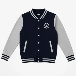 Original VW College JACKE BLAUGRAU S
