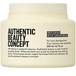 200ml Authentic Beauty Concept Replenish Rich Cream Mask