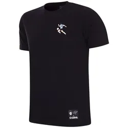 Copa Football, Herren, Fussballtrikot, Maradona X Argentinien Hommage T-Shirt (XXL), Schwarz