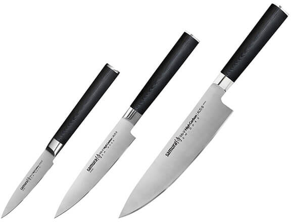 Samura MO-V Set of 3 Kitchen Knives