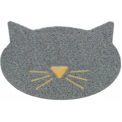 Trixie Vorleger für Katzentoiletten 60 cm/50 cm, hellgrau, Katzenklo Zubehör