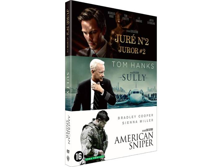 Clint Eastwood - Coffret héros : American Sniper + Sully + Juré N°2