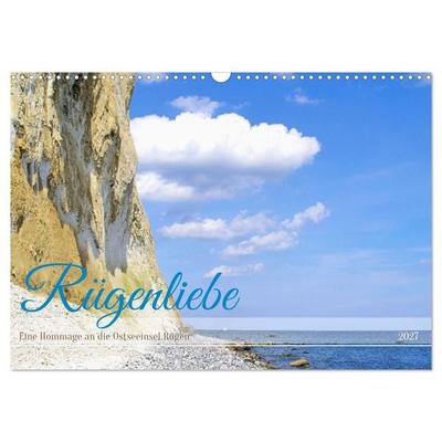 Rügenliebe - Eine Hommage an die Ostseeinsel Rügen (Wandkalender 2027 DIN A3 quer), CALVENDO Monatskalender