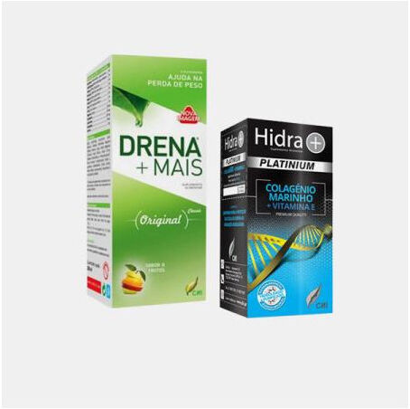 CHI® COFFRET DRENA MAIS 500ml C/ HIDRA COLAGENIO VIT. E