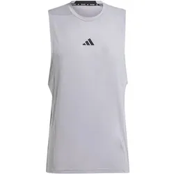 ADIDAS Herren Shirt Designed for Training Workout, Größe XXL in Silber Silber