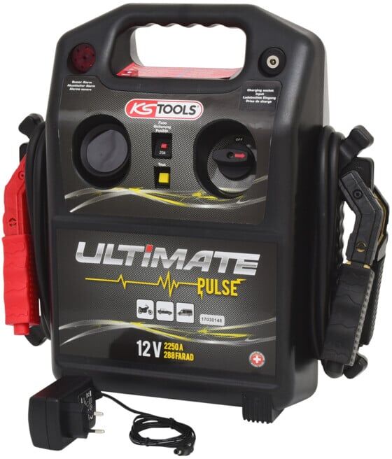 KS Tools Booster pour condensateur 12V - outil d'aide au démarrage 720 A (550.1830)