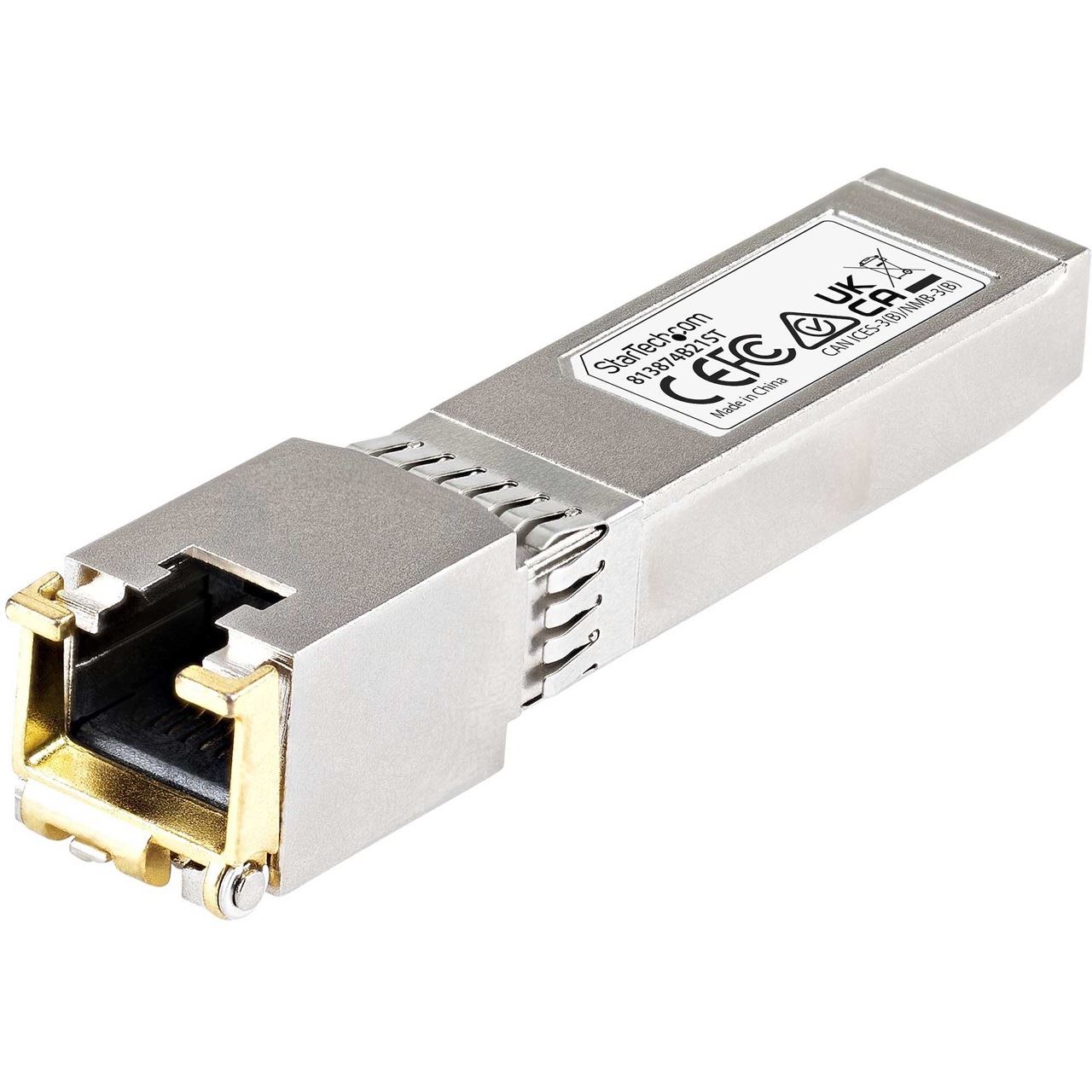 Startech HP 813874-B21 kompatibles SFP+ Transceiver Modul - 10GBase-T - 30m mit CAT6a