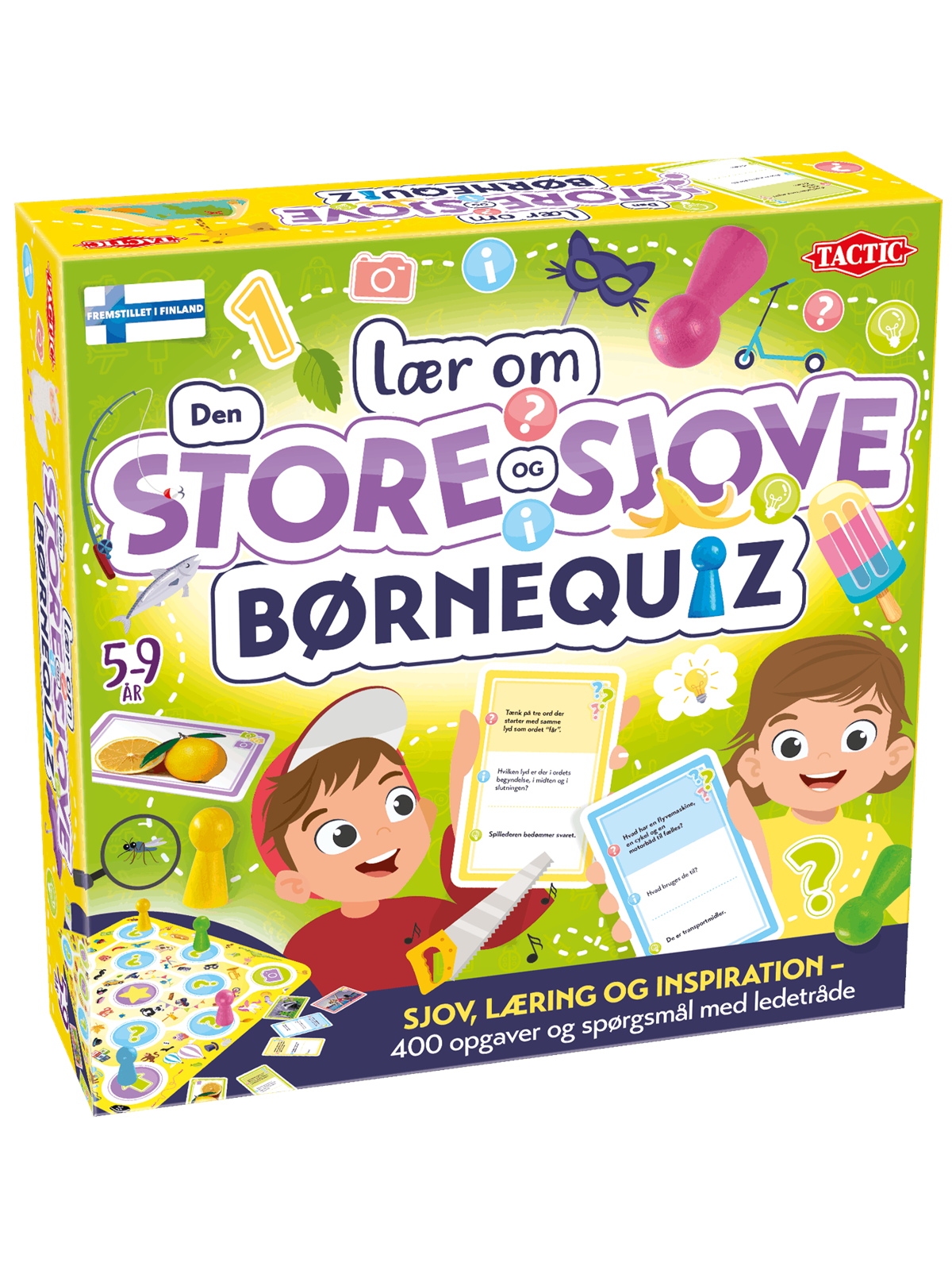 Tactic Lær Om: Den Store & Sjove Børnequiz (DK)