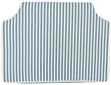 Caroline Stripe Foam Headboard - Indigo - Ballard Designs