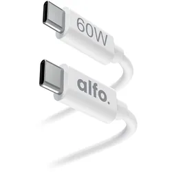 60 W USB-C Kabel weiß, 1,2 m