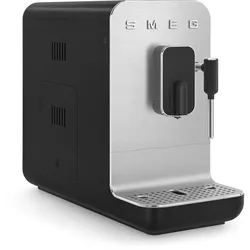 SMEG BCC12BLMEU Kompakt-Kaffeevollautomat mit Dampffunktion Schwarz-Matt
