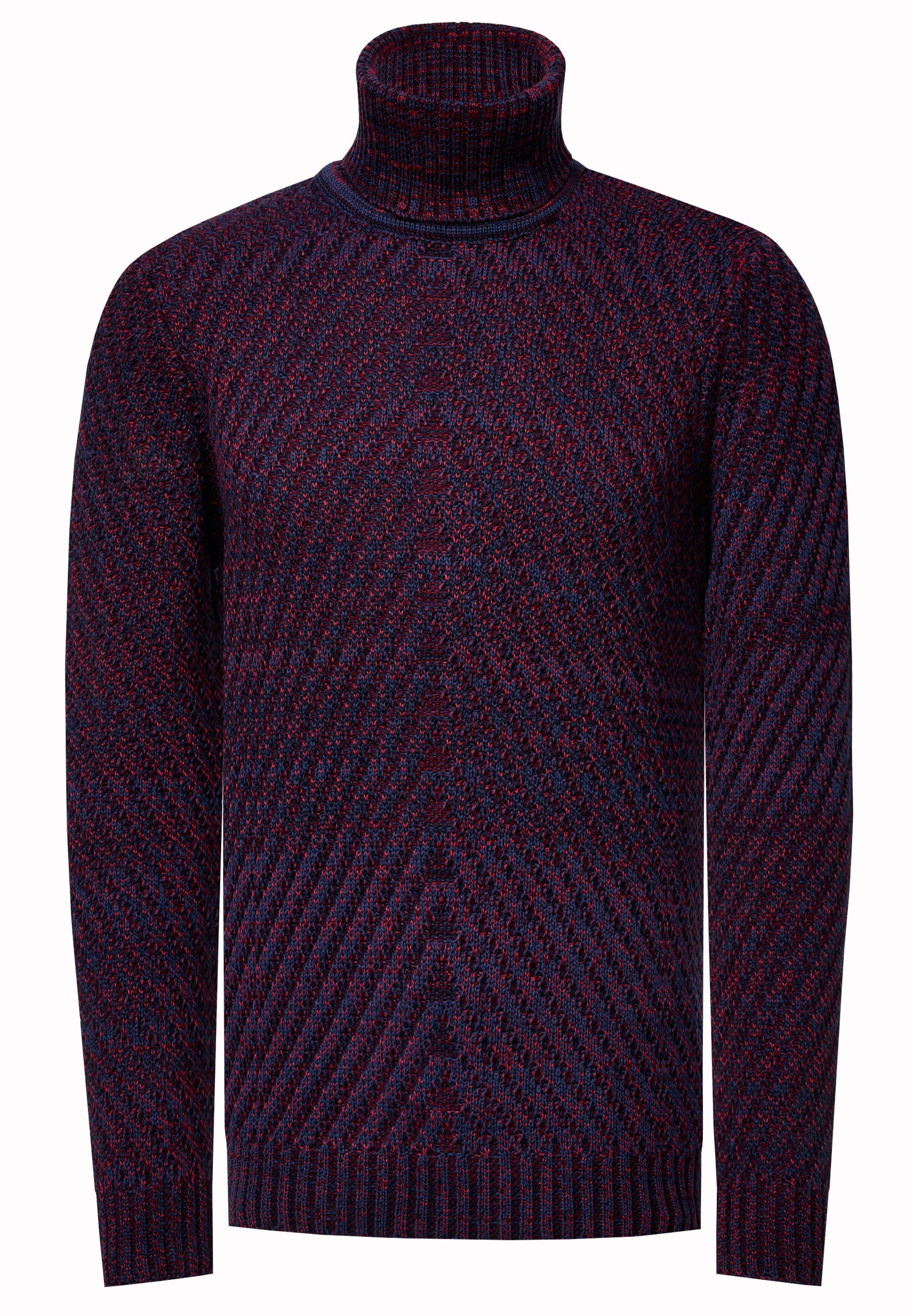 Robuster Strickpullover mit Rollkragen