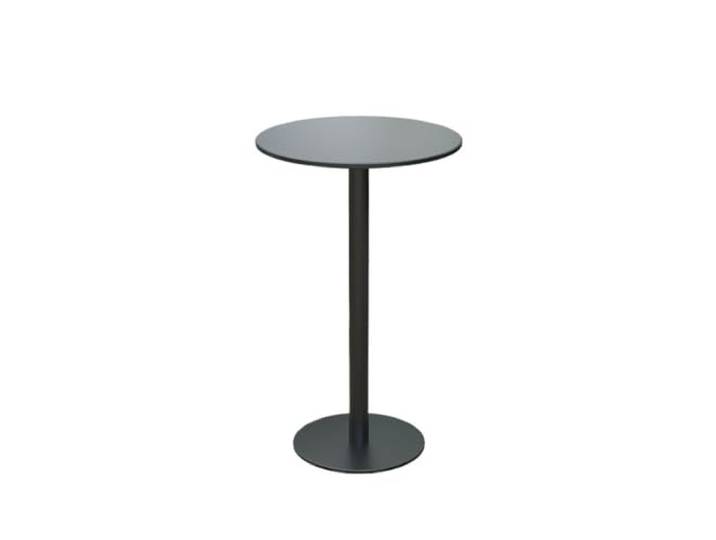 wD7rE5bm6z Bartisch Runder Tisch aus Eisen for den Innen- und Außenbereich, Barhöhentisch for Wohnmobile, Terrassen, Catering-Partys, gewerbliche Veranstaltungen(Schwarz)