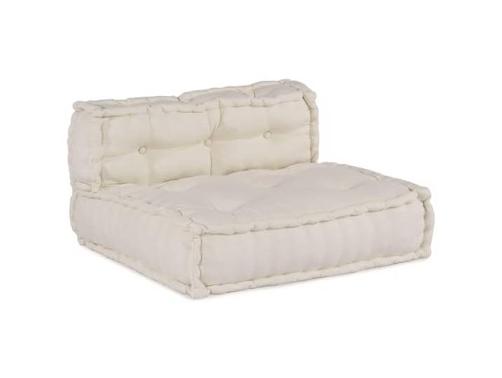 PUGYNBK Modulares Sofa, Stoff, cremefarben, 210 x 70 x 56 cm Modulares Design, atmungsaktiver Stoff, Schaumstoffkissen, Innen- und Außenbereich, moderner Stil