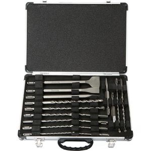 Makita Bohrer D-42444, SDS+, 17-teiliges Set, Steinbohrer und Meißel