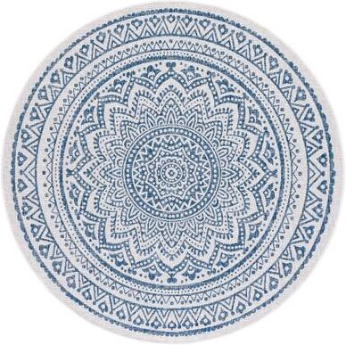 SAFAVIEH Courtyard Fran Mandala Indoor/ Outdoor Waterproof Patio Backyard Rug