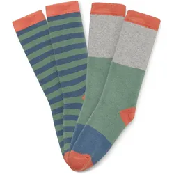 Tchibo - 2 Paar Kinder-Gummistiefel-Socken - Jungen - Gr. 31-34 - blau