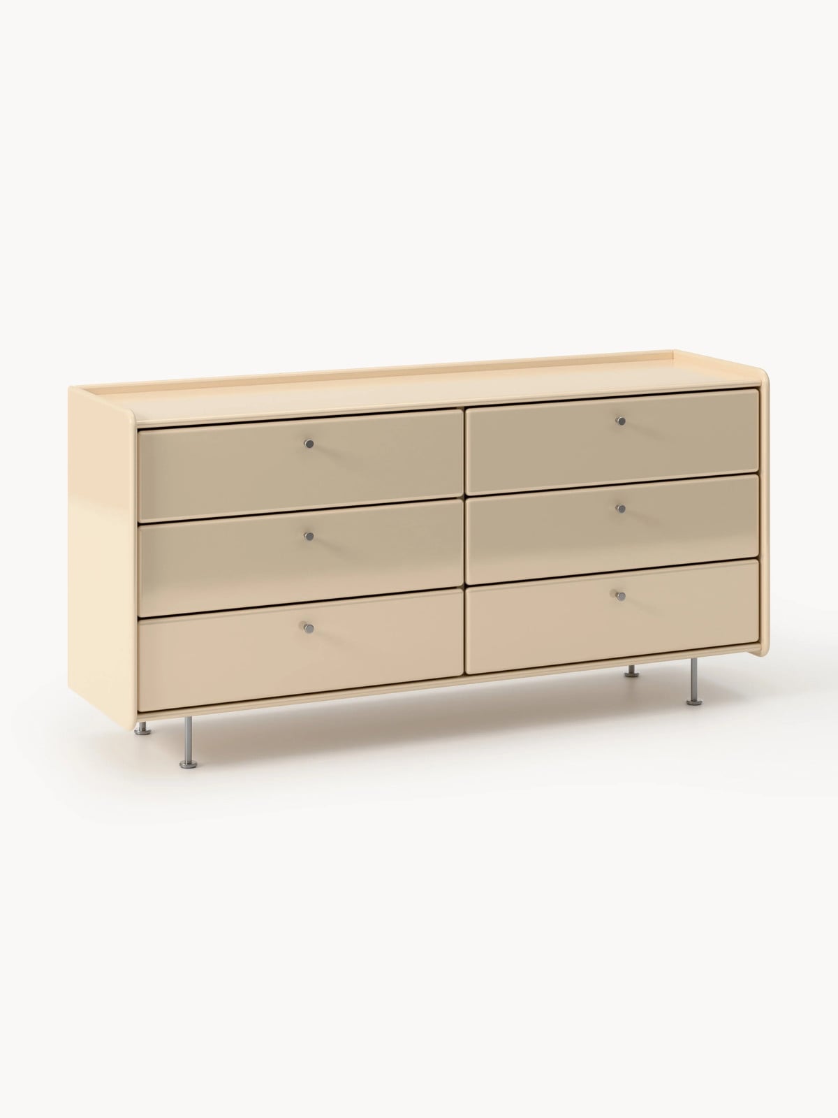 Westwing Collection Ladekast Coya met soft-close lades, B/D/H: 160 x 80 x 76,7 cm