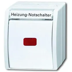 Busch-Jaeger Kontrollausschalter, Schalter + Taster, Weiss